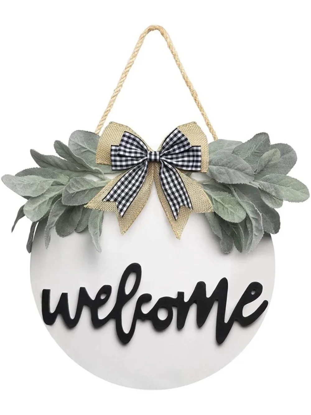 Welcome Sign for Front Door, Front Door Decor, Country Farmhouse Porch